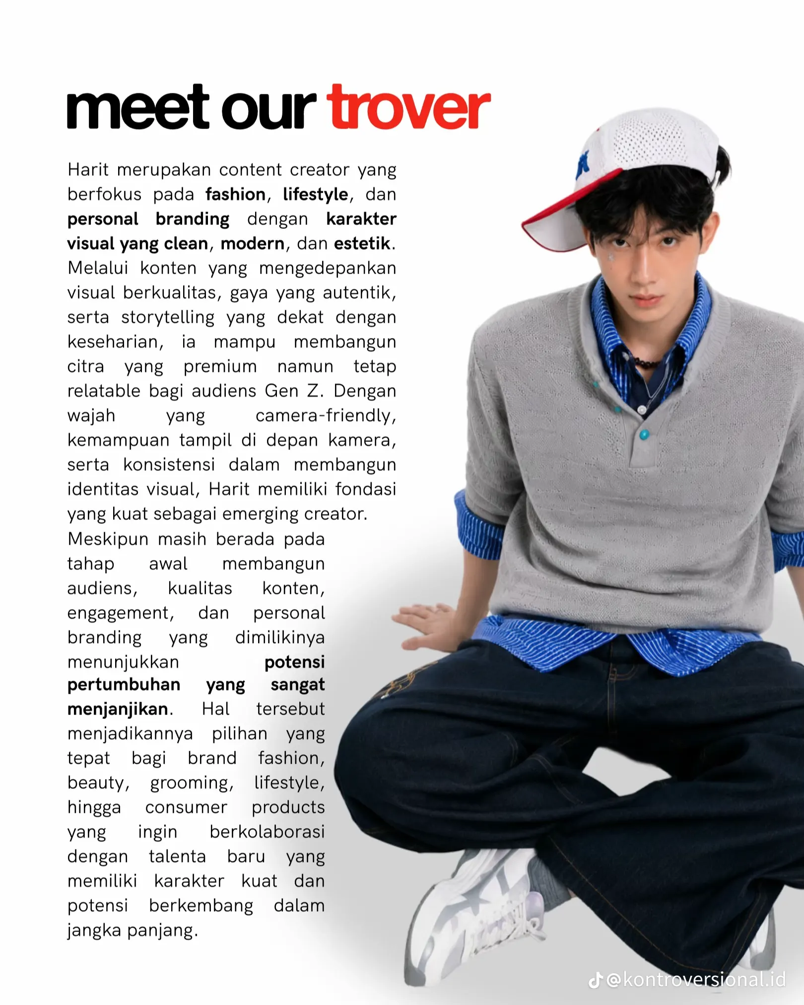 Harit in an editorial full-length shot, styled for fashion, lifestyle & personal branding, clean and modern